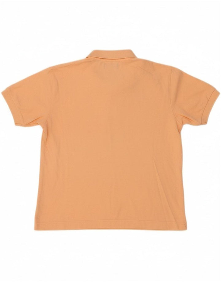 KAPPA Womens Polo Shirt UK 16 Large Orange Cotton