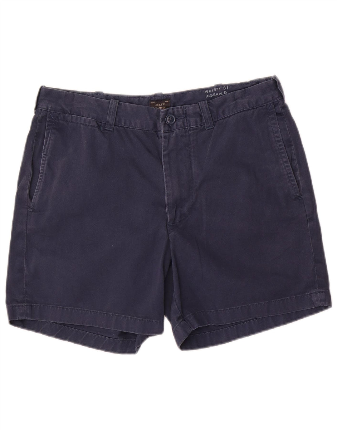 Pantaloncini chino Stanton da donna J. Crew W31 cotone blu navy medio