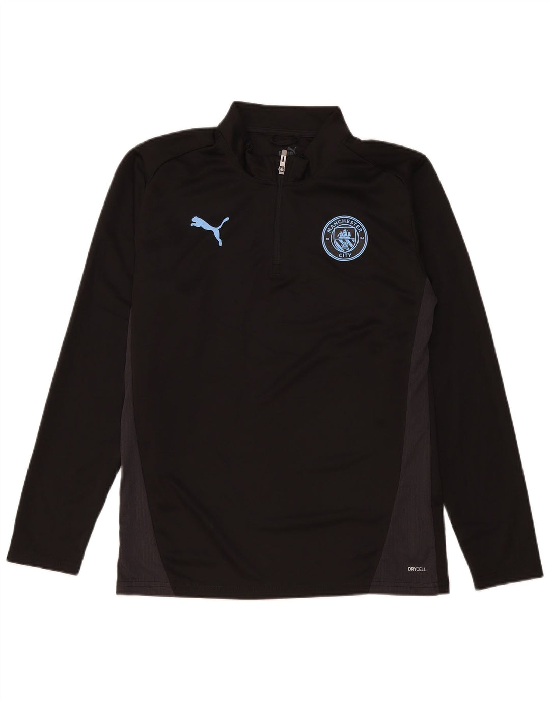 Maglia da tuta da uomo Puma Manchester City Pullover Medium Black Colourblock
