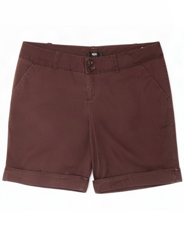 Mossimo Pantaloncini chino da donna US 14 XL W34 Marrone Cotone