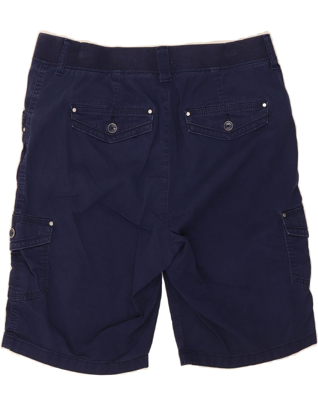 LEE Womens Mid Rise Relaxed Fit Cargo Shorts US 10 Large W32 Navy Blue Vintage Lee and Second-Hand Lee from Messina Hembry 