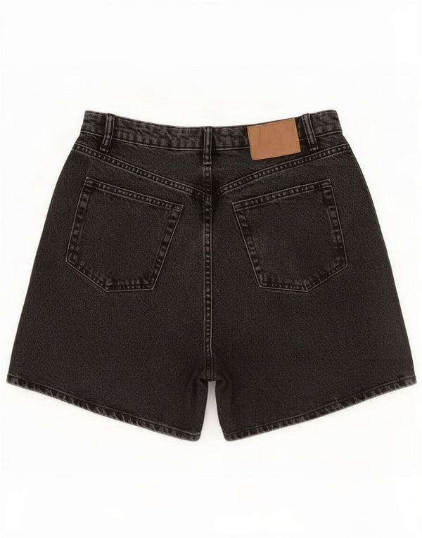 Pantaloncini di jeans da donna Zara EU 42 Large W32 cotone nero