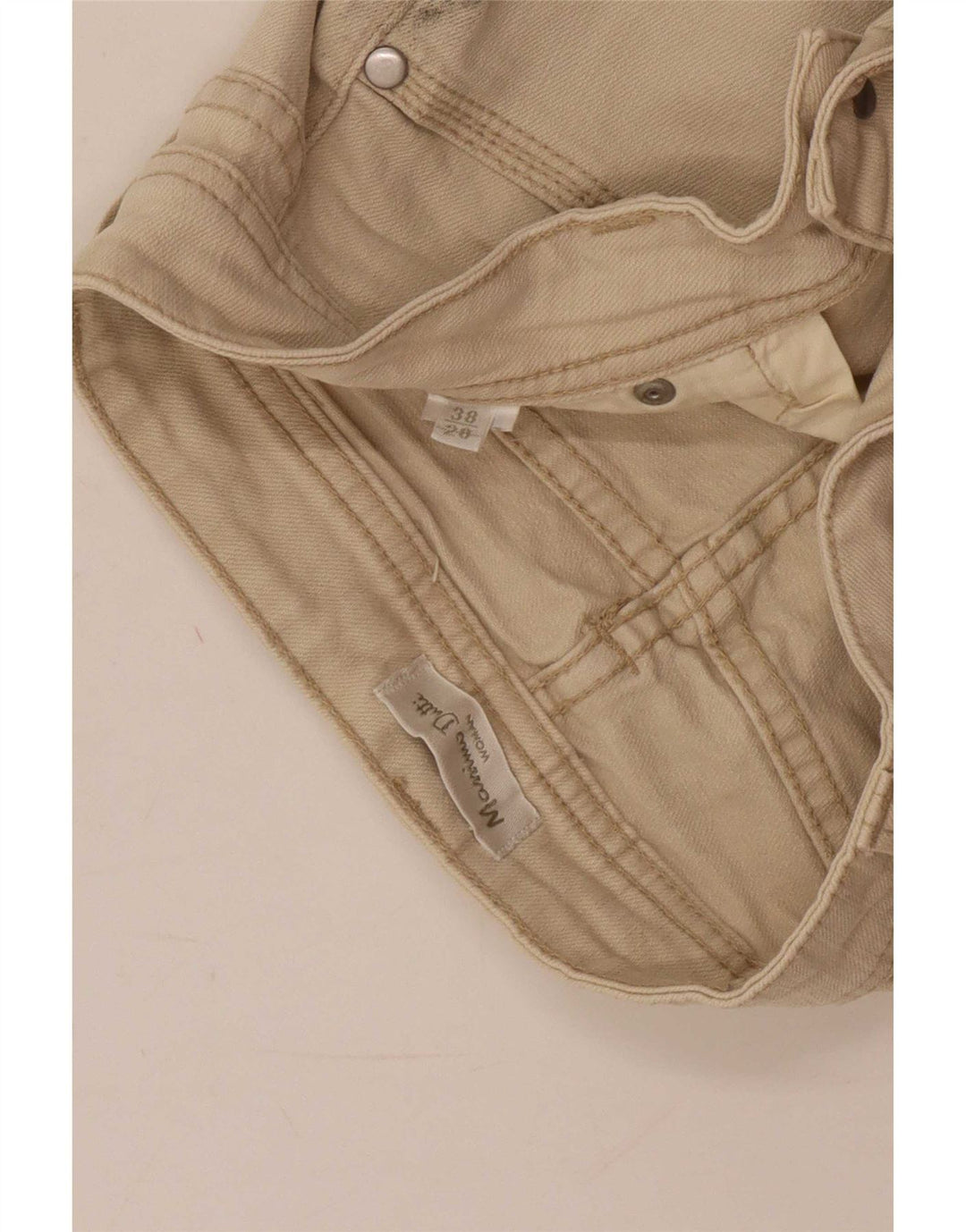Jeans slim da donna Massimo Dutti EU 38 Small W28 L32 Beige