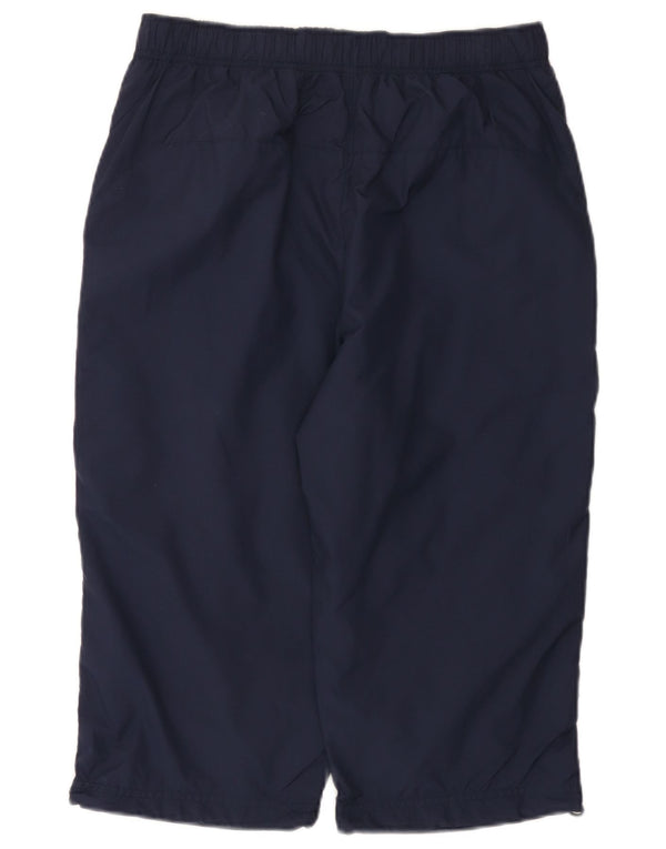 Pantaloncini sportivi da uomo Nike Bermuda medi in nylon blu navy