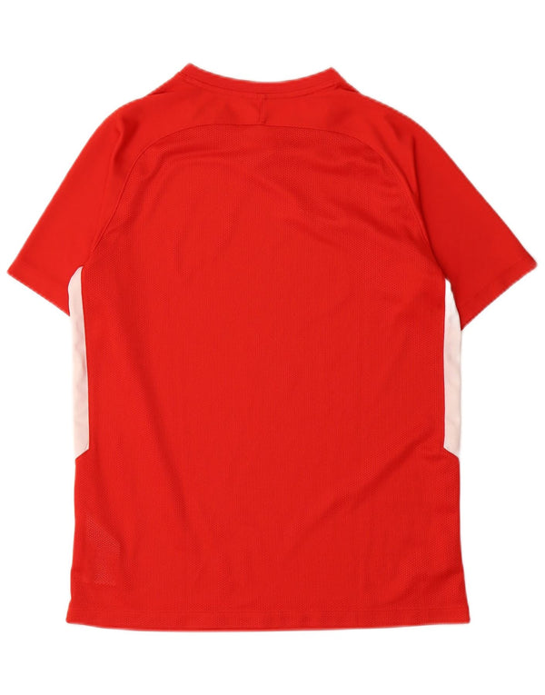 T-shirt da ragazzo Nike Dri Fit Top 13-14 anni XL Poliestere color block rosso