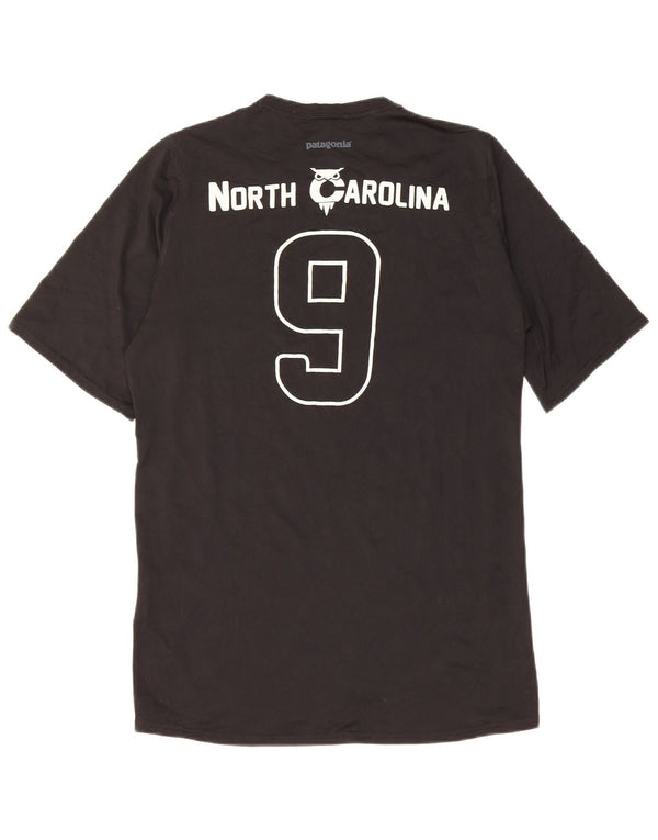 Patagonia T-shirt grafica da uomo North Carolina Top in poliestere nero medio