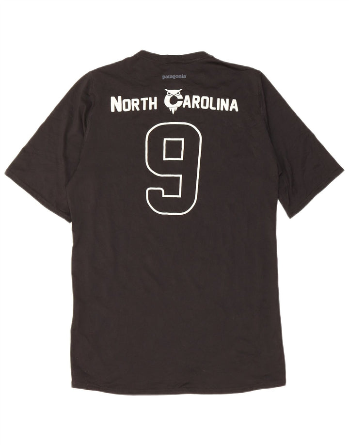 Patagonia T-shirt grafica da uomo North Carolina Top in poliestere nero medio
