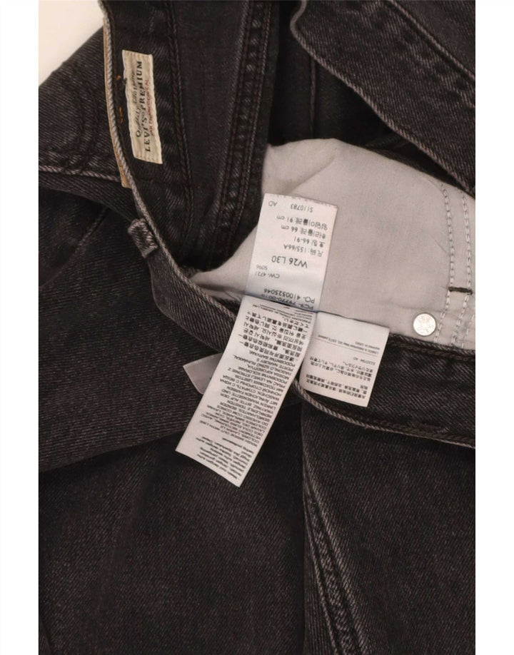 Jeans Levi's Dad Tapered da donna W26 L30 in cotone grigio