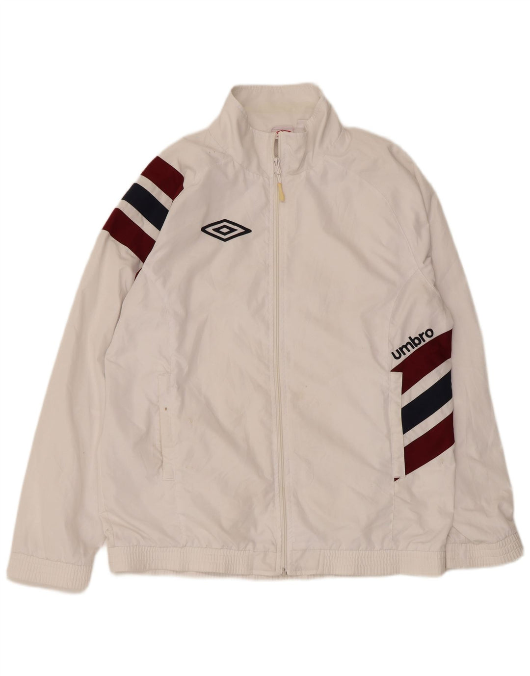 Giacca da tuta da uomo Umbro XL Sport in poliestere color block bianco