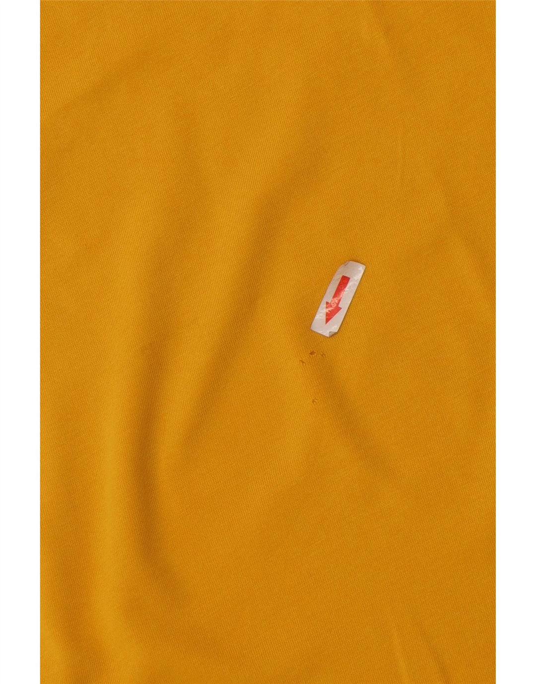 T-shirt da uomo Asics Top XL in cotone giallo