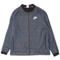 Giacca da ginnastica da uomo Nike XL in cotone chiazzato blu