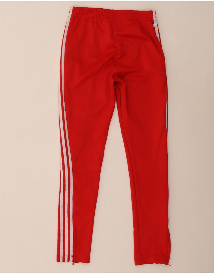 Pantaloni della tuta da donna Adidas UK 8 Small Rossi
