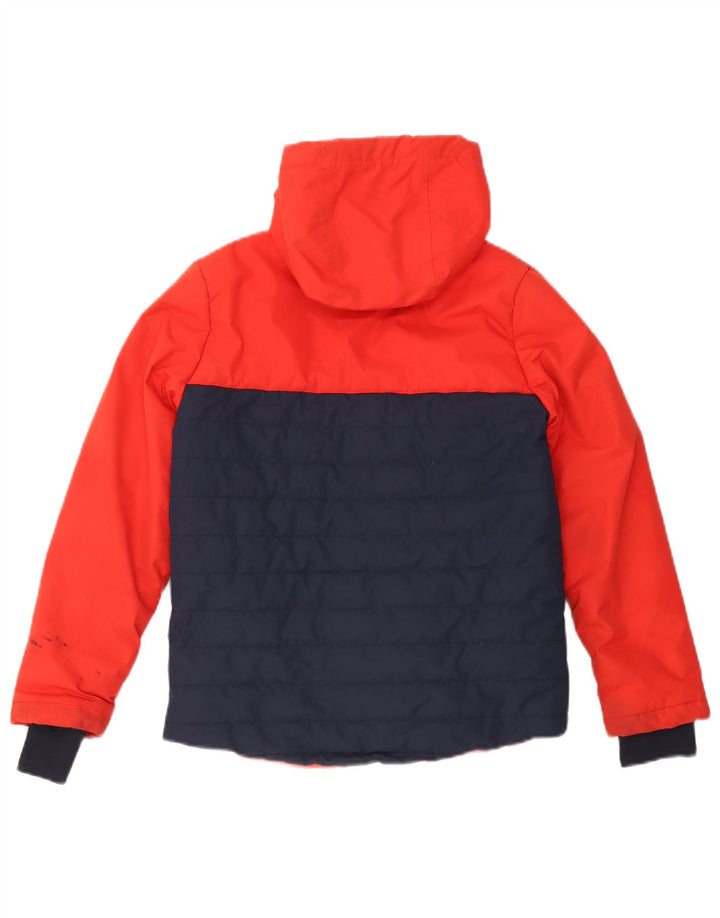 Giacca imbottita con cappuccio Ellesse per ragazzi 10-11 anni Poliestere color block rosso