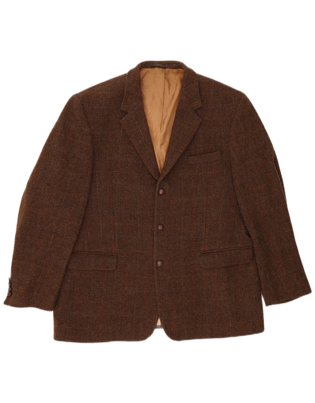 Giacca blazer a 3 bottoni C&A Westbury da uomo EU 56 3XL Lana pied de poule kaki