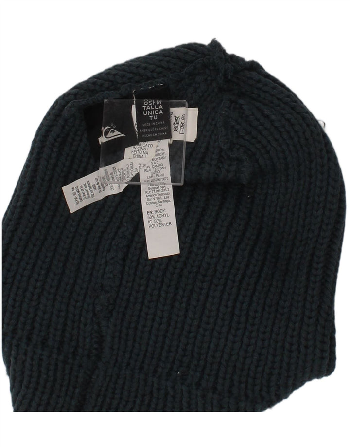 Quiksilver Cappello da uomo in maglia grafica da uomo, taglia unica, in acrilico blu navy invernale