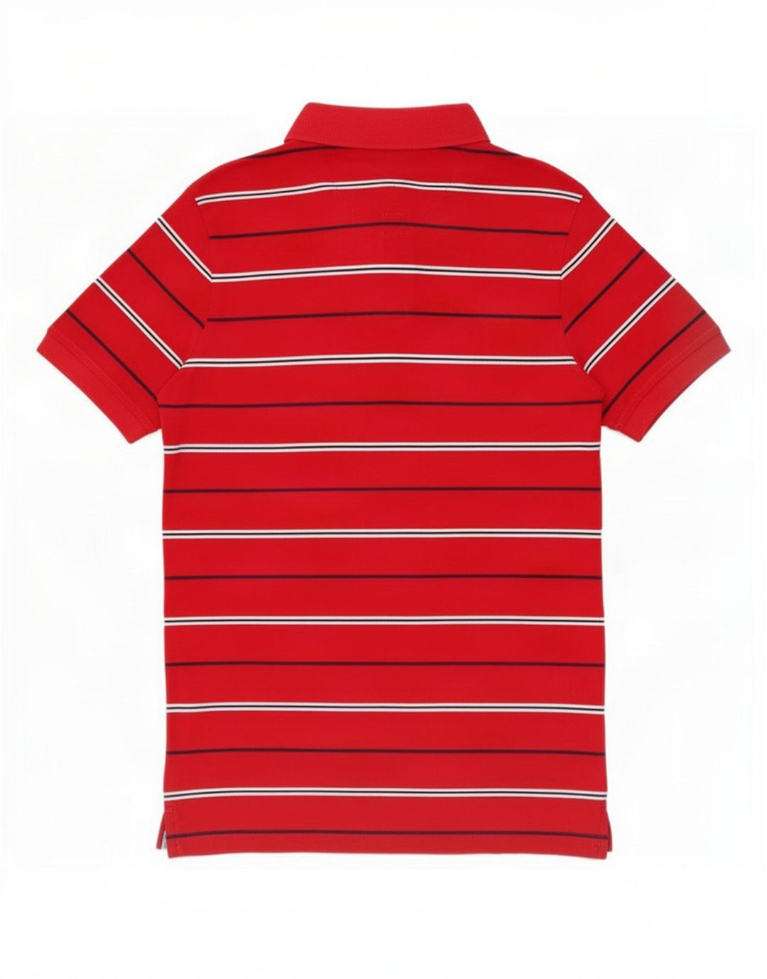 Polo da uomo Tommy Hilfiger a righe rosse medie