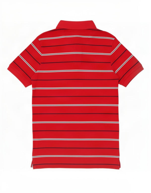 Polo da uomo Tommy Hilfiger a righe rosse medie