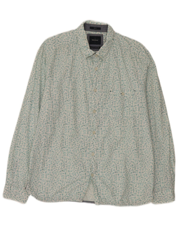Camicia slim fit da uomo White Stuff XL in cotone floreale