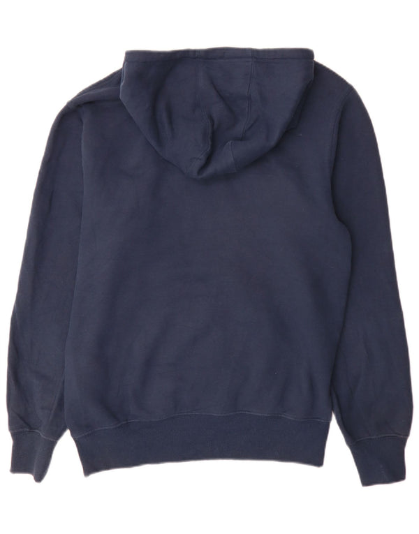 Felpa con cappuccio grafica da uomo Ellesse, piccola, in cotone color block blu navy