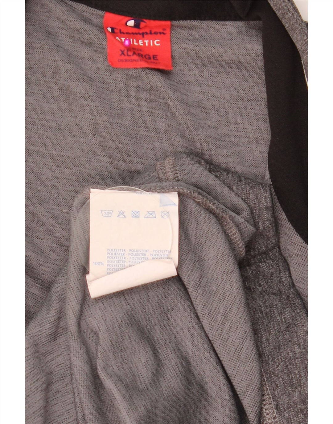 Giacca da tuta da uomo CHAMPION XL Poliestere color block grigio
