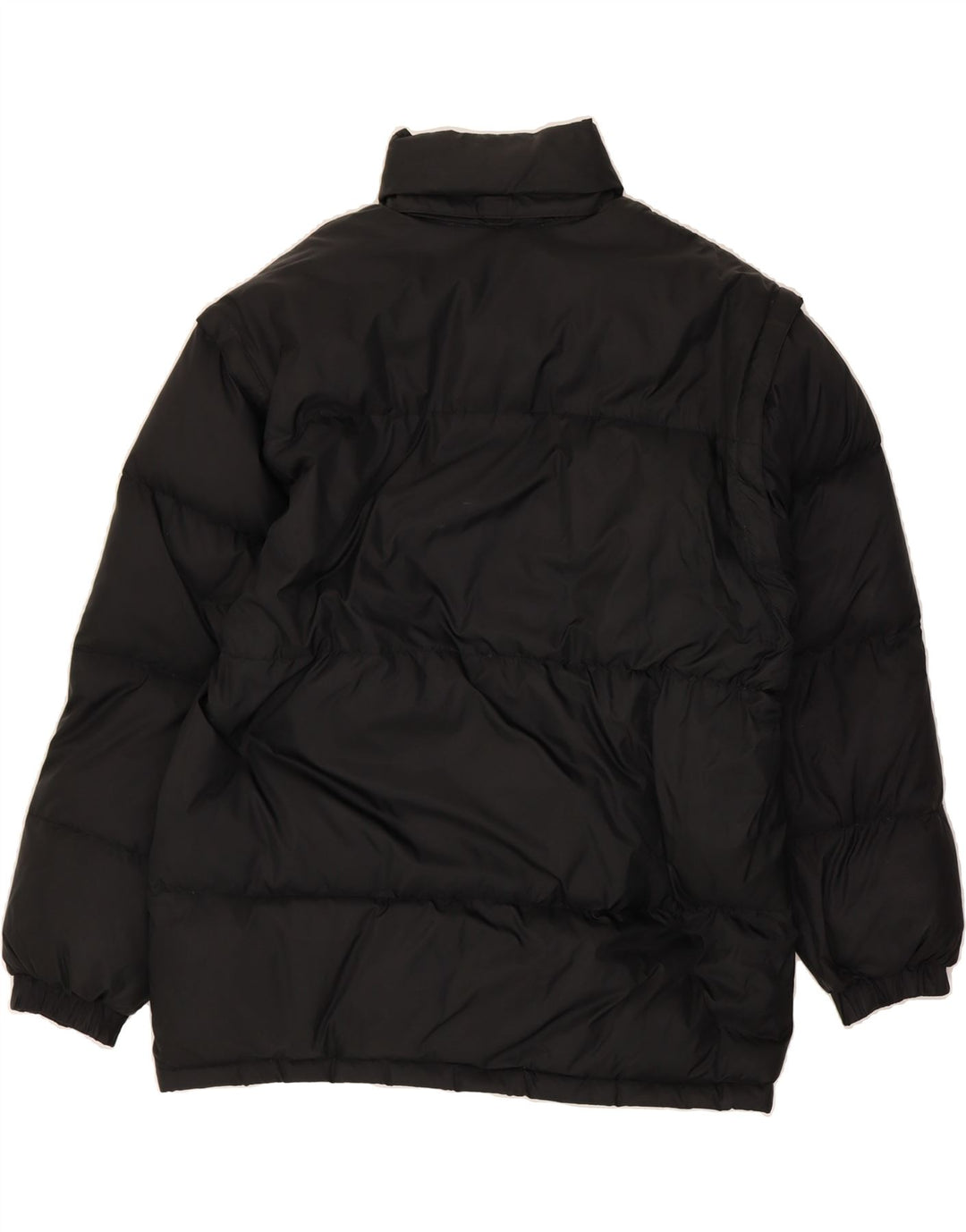 BUSTER Mens Padded Jacket UK 40 Large Black Polyamide Winter Vintage Buster and Second-Hand Buster from Messina Hembry 