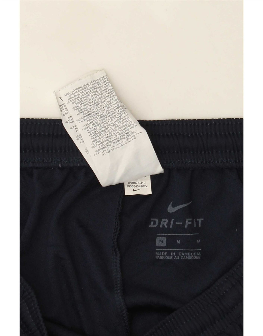 Pantaloni da tuta Nike Dri Fit da uomo, poliestere medio blu navy