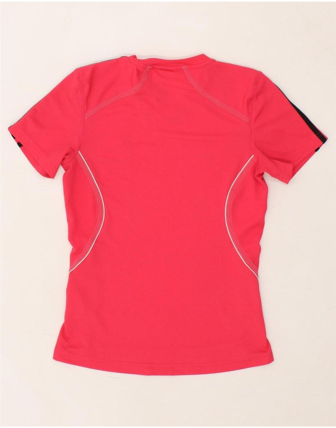 ADIDAS Womens T-Shirt Top UK 8 Small Pink Polyester Vintage Adidas and Second-Hand Adidas from Messina Hembry 