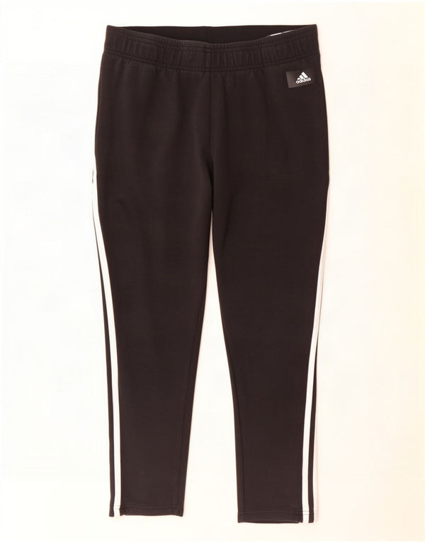 Adidas Womens Tracksuit Trousers UK 16/18 Large Black Cotton