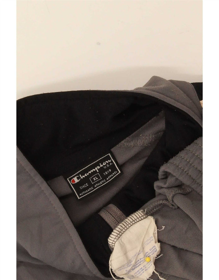 Giacca da tuta da uomo Champion XL Poliestere color block grigio