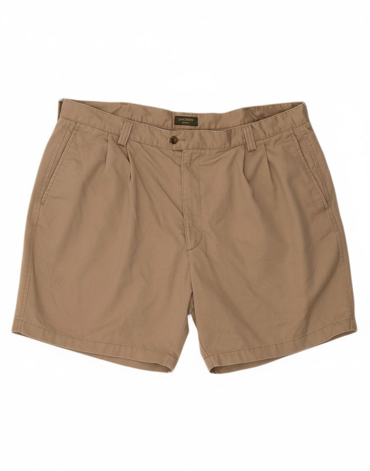 DOCKERS Mens Khakis Chino Shorts W42 2XL Beige Cotton