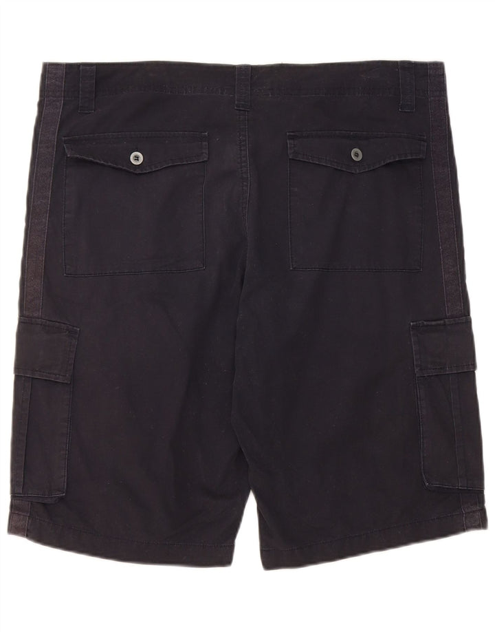 Pantaloncini cargo da uomo Lotto W36 Large in cotone blu navy
