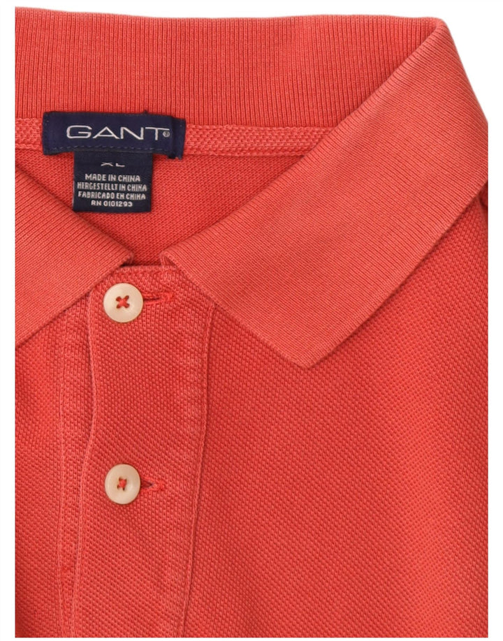 Polo da uomo GANT XL in cotone rosso