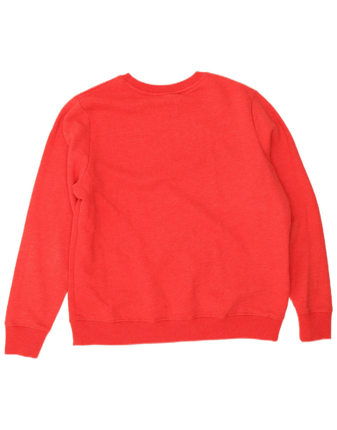 Felpa oversize da donna Superdry Maglione UK 14 Large Rosso Cotone