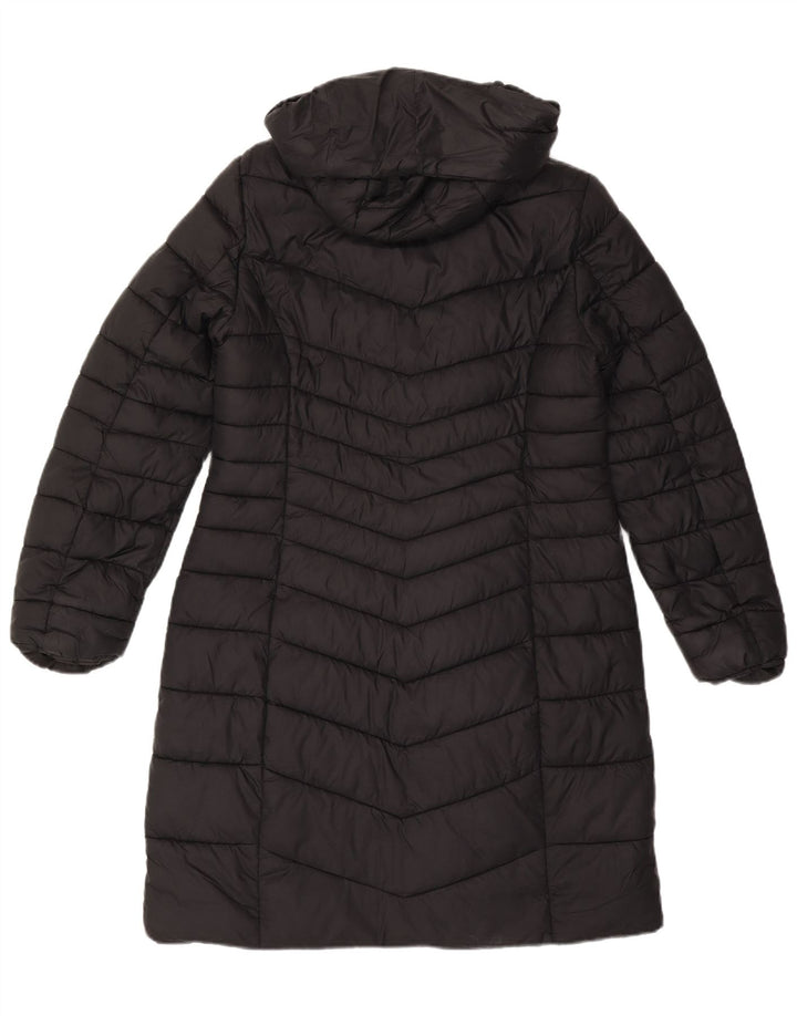 Cappotto imbottito con cappuccio da donna Lipsy UK 12 medio nero in poliammide