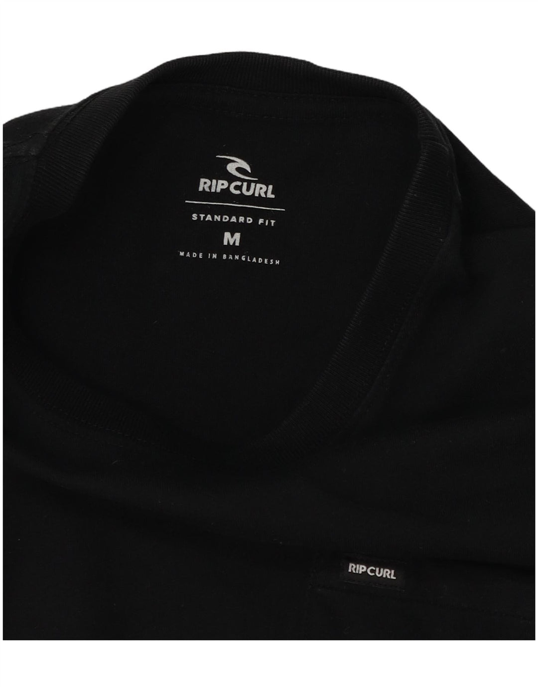 T-shirt da uomo con vestibilità standard Rip Curl, colore nero medio