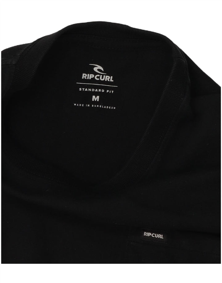 T-shirt da uomo con vestibilità standard Rip Curl, colore nero medio