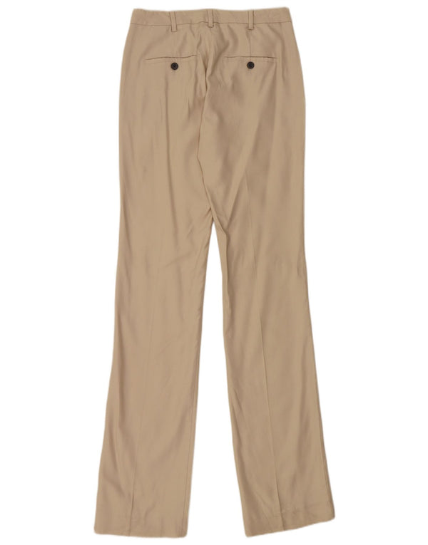 Pantaloni chino dritti alti da donna Zara EU 34 2XS W24 L35 Cotone beige