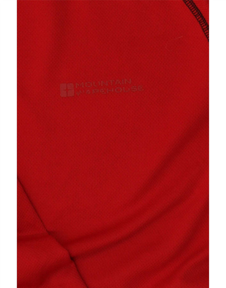 T-shirt da uomo Mountain Warehouse Top in poliestere bordeaux medio
