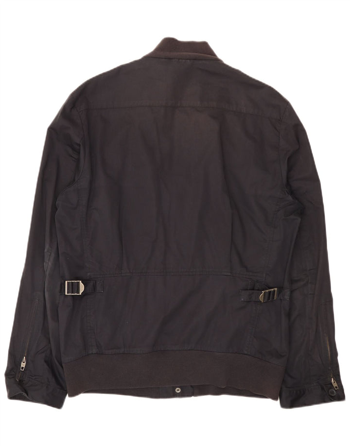 Giubbotto bomber da uomo French Connection UK 40 grande cotone blu navy