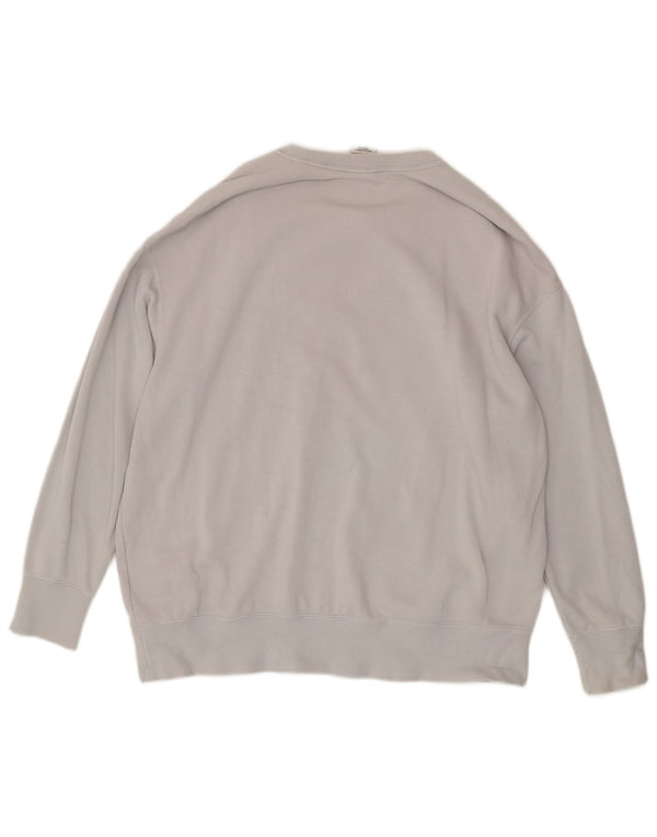 Felpa grafica da donna Nike Felpa UK 14 Cotone grigio medio