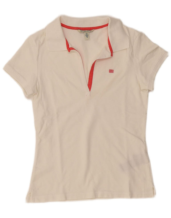 Polo Ralph Lauren da donna Polo UK 12 cotone bianco medio