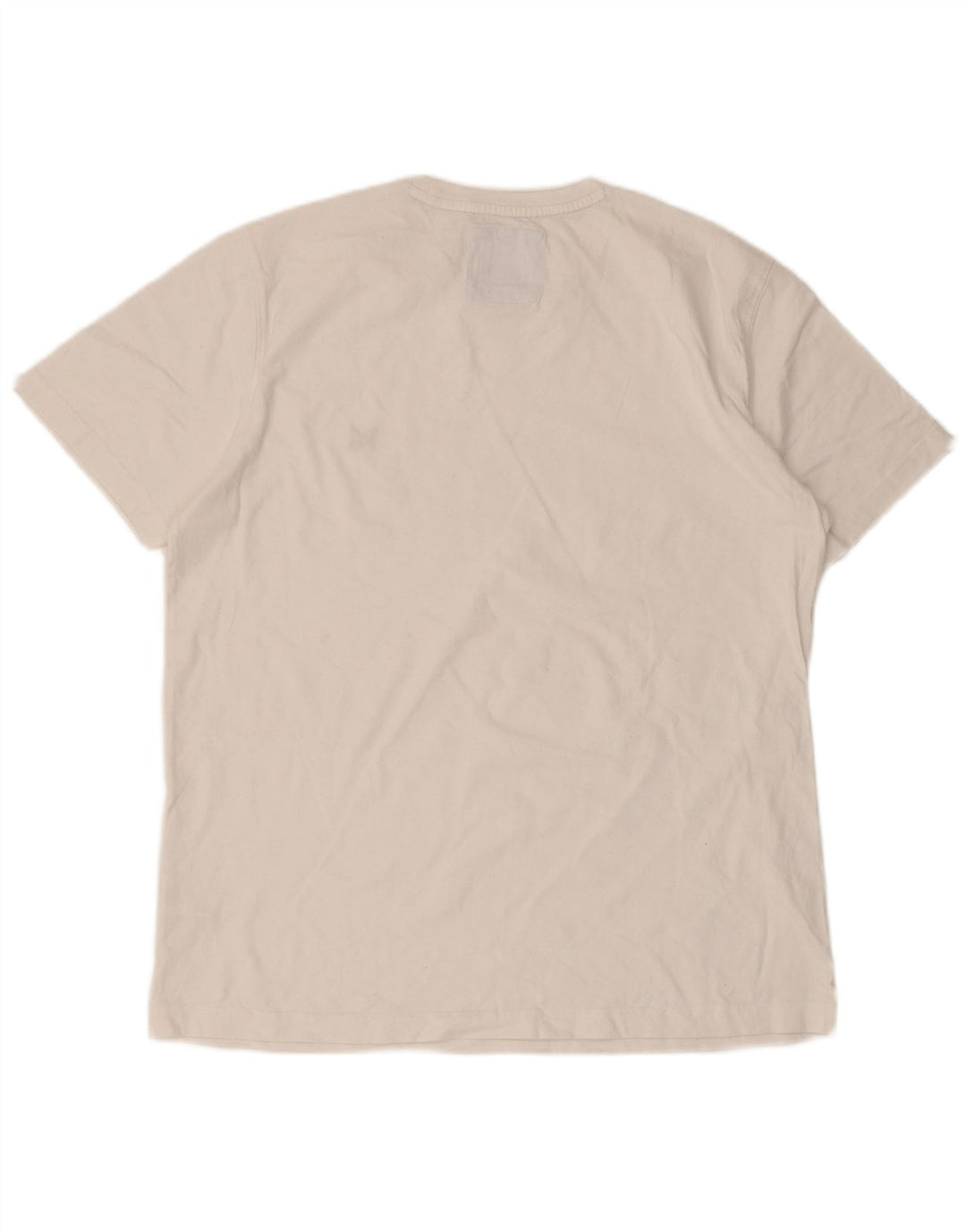 Crew Clothing T-shirt da uomo Top grande in cotone bianco