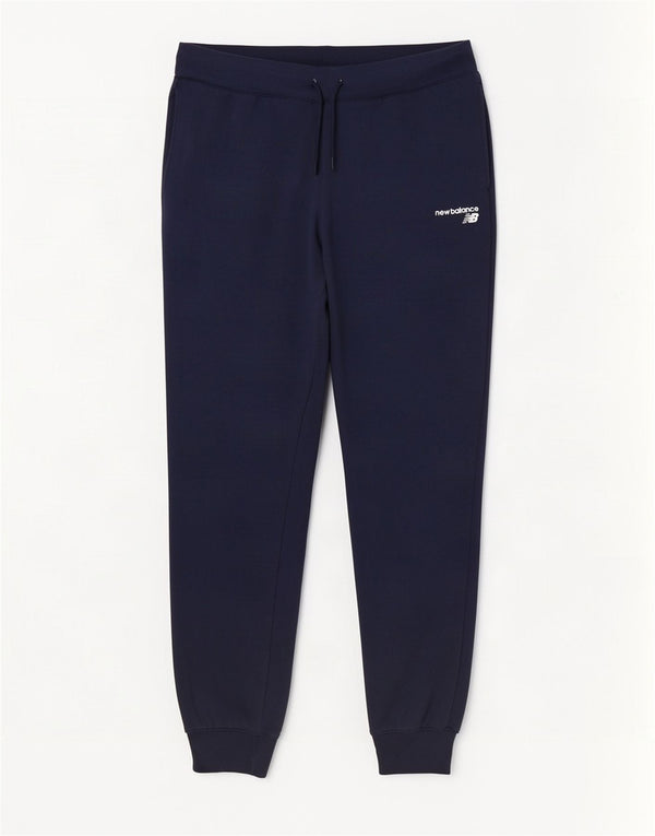 New Balance Mens Tracksuit Trousers Joggers 2XL Navy Blue Cotton