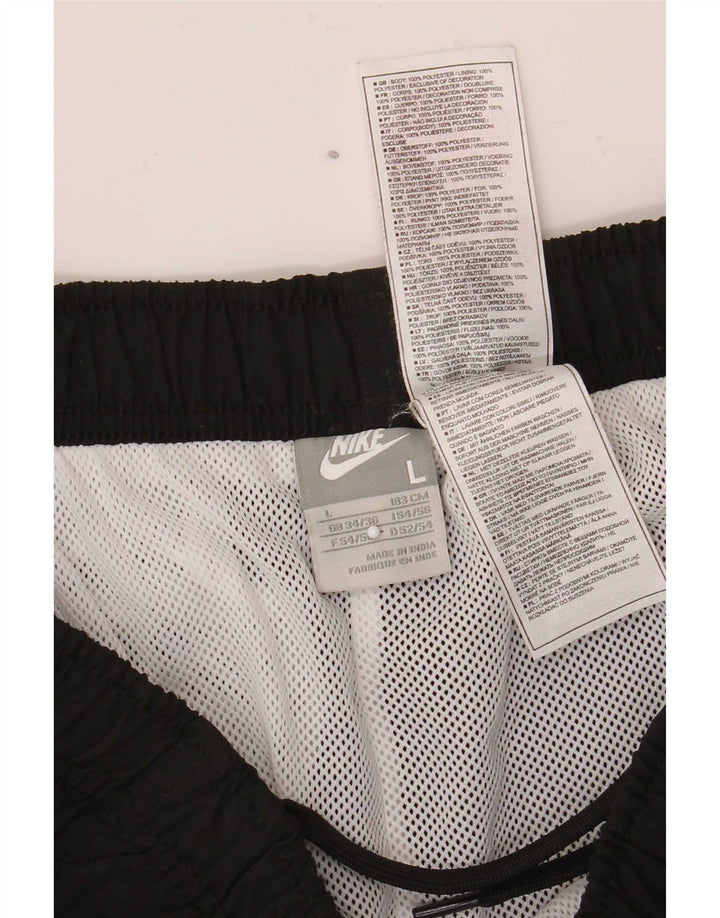 Pantaloni da tuta da uomo Nike Joggers grandi neri in poliestere