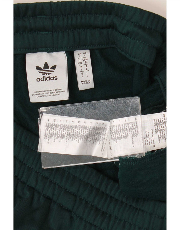 Pantaloni da tuta da uomo Adidas Large in poliestere verde
