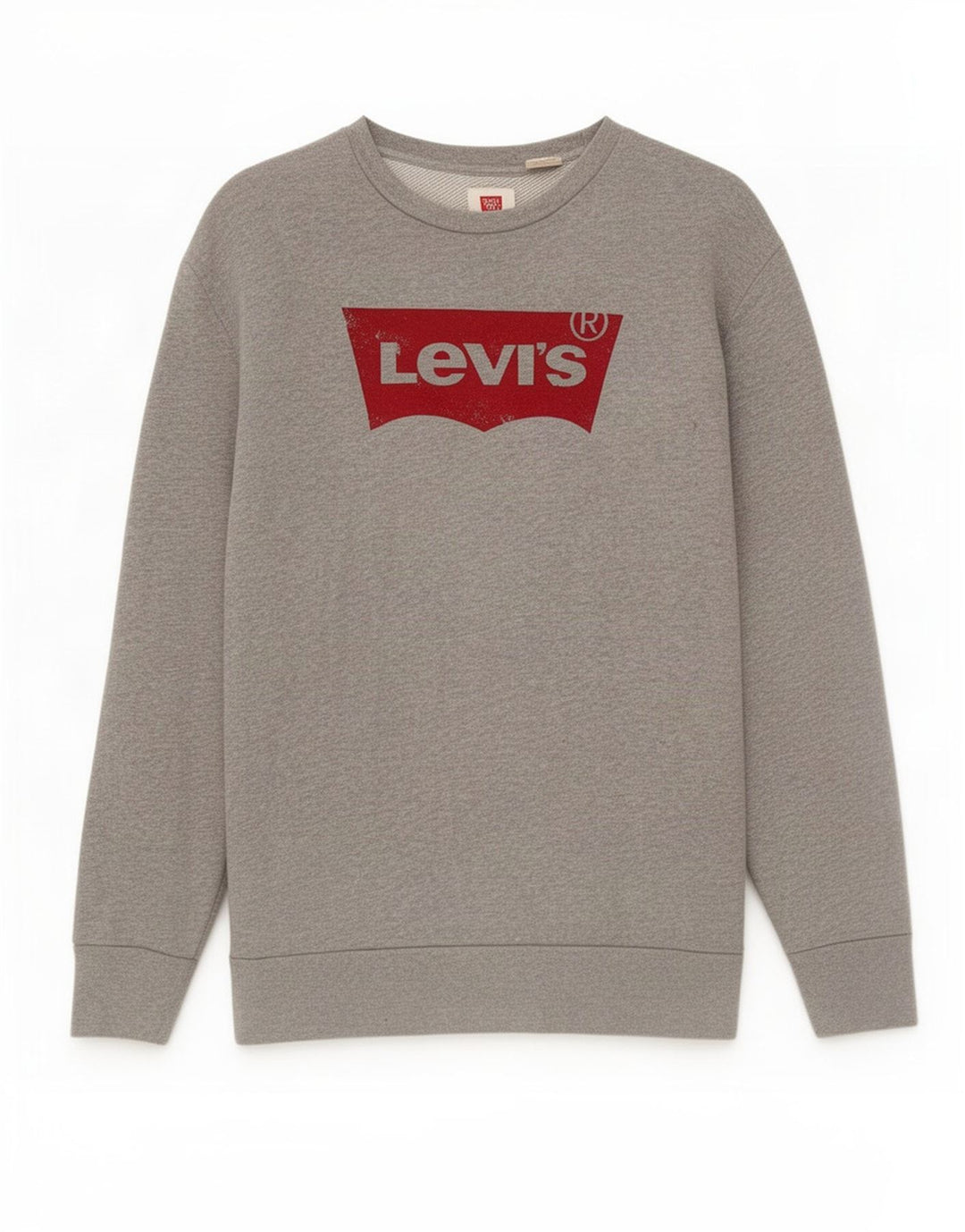 Felpa grafica da uomo Levi's in cotone grigio medio