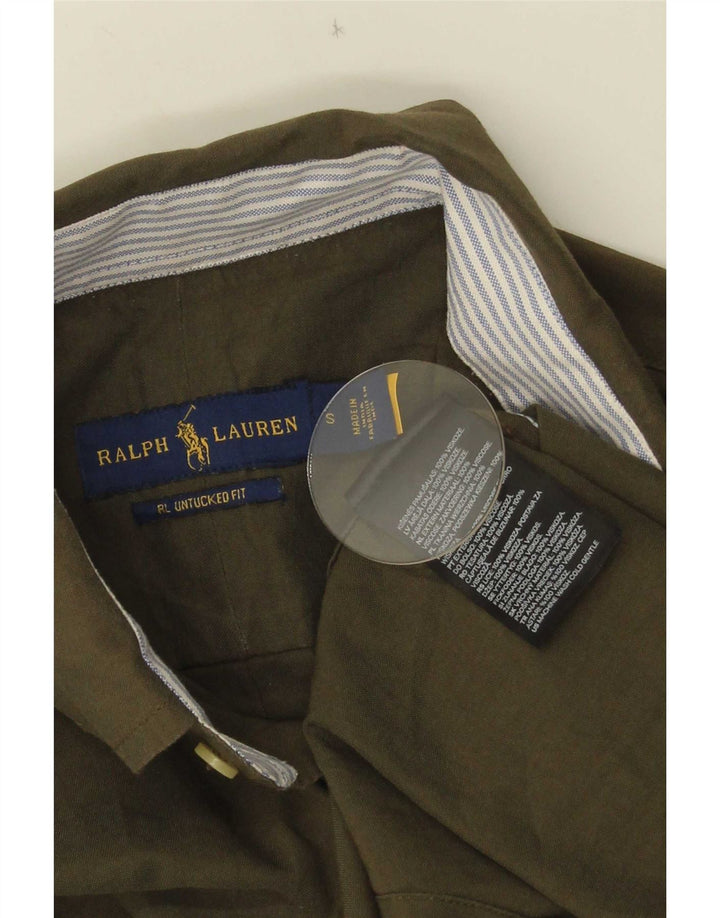 Camicia da uomo Ralph Lauren piccola color kaki