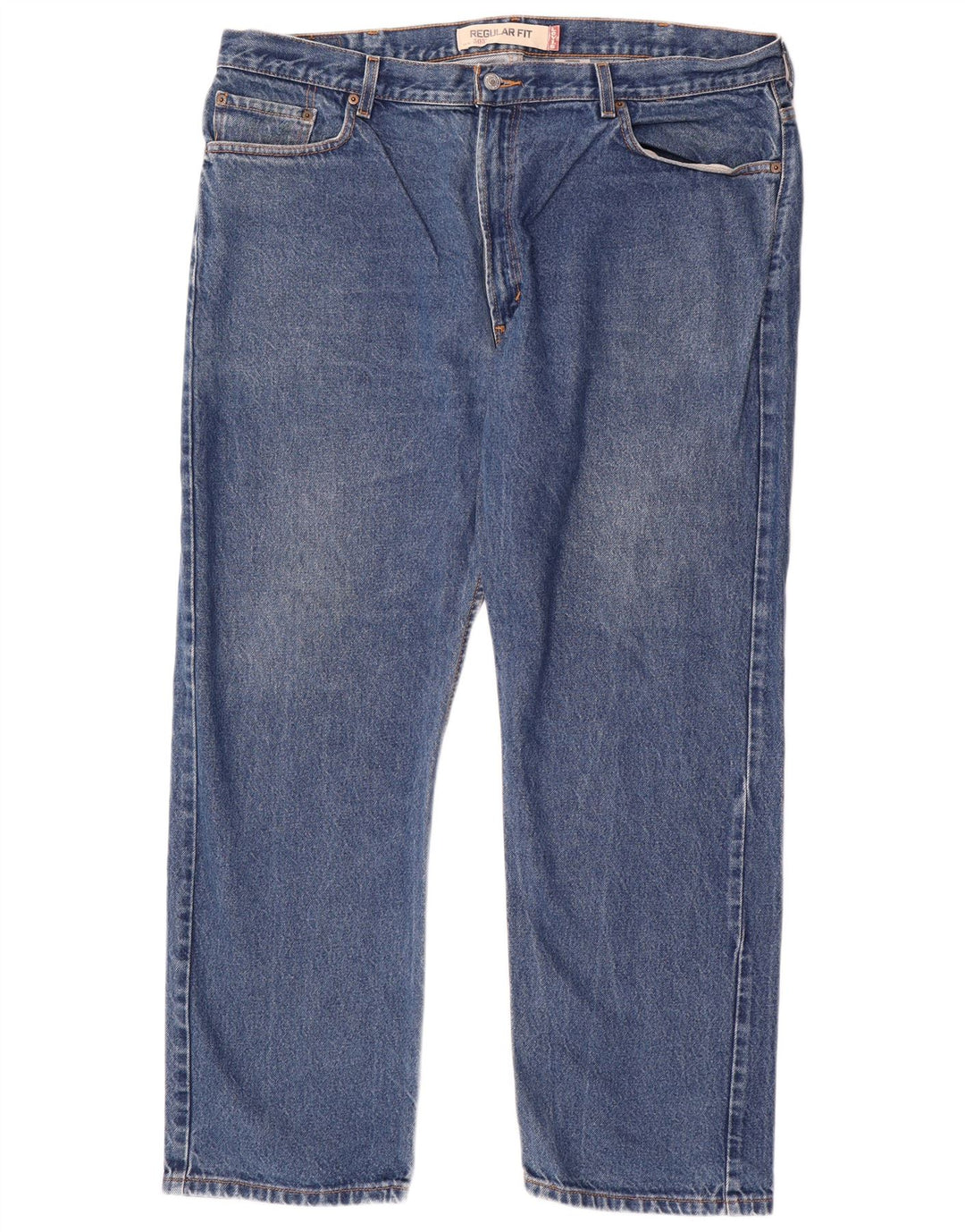 Jeans dritti da uomo Levi's 505 vestibilità regolare W42 L30 cotone blu