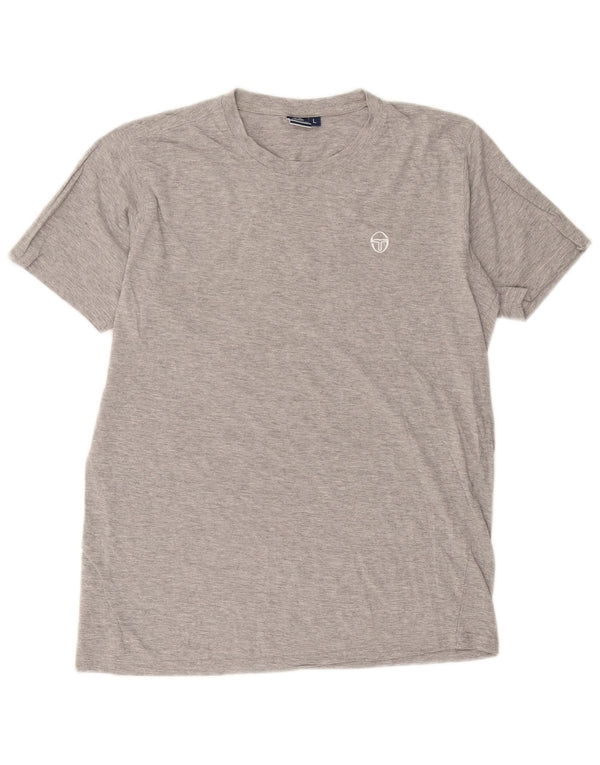 T-shirt da uomo Sergio Tacchini Top grande grigio screziato