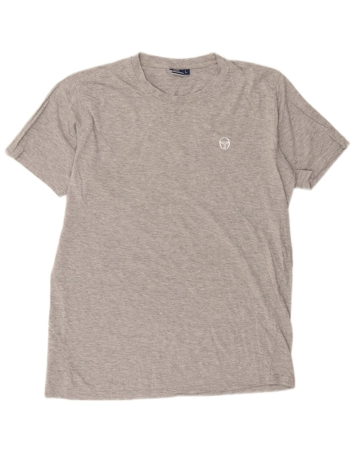 T-shirt da uomo Sergio Tacchini Top grande grigio screziato